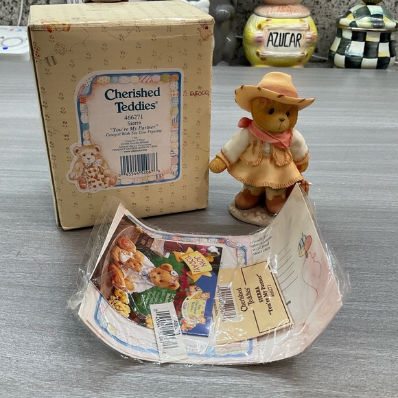 NIB ENESCO CHERISHED TEDDIES SIERRA YOU’RE MY PARTNER 466271 - Picture 10 of 10